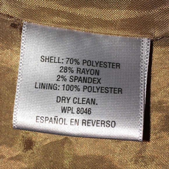 Tan Peacoat, JM Collection, Winter Lightweight Pea Coat, Classy, Caramel, Medium - Picture 12 of 12